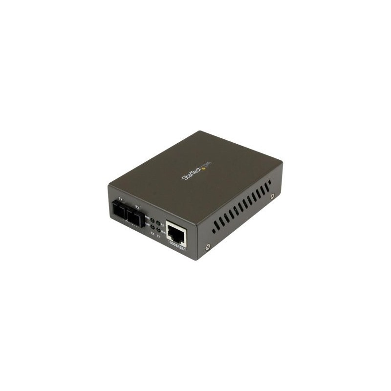 StarTech Convertisseur Gigabit Ethernet fibre optique SC multimode 1 000 Mb/s 550 m