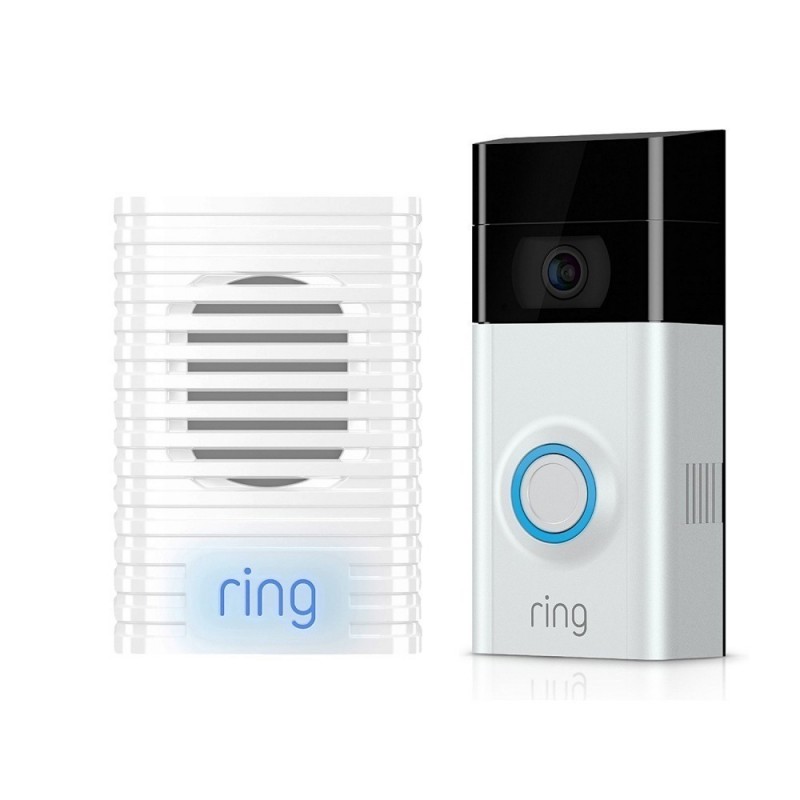 KIT INTERPHONE VIDÉO DOORBELL 2 ET CARILLON CHIME - RING