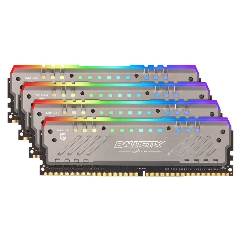 Ballistix Tactical Tracer RGB 32 Go (4x 8 Go) DDR4 2666 MHz CL16