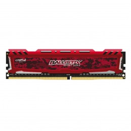 Ballistix Sport 64 Go (4 x 16 Go) DDR4 2400 MHz CL16 - Rouge