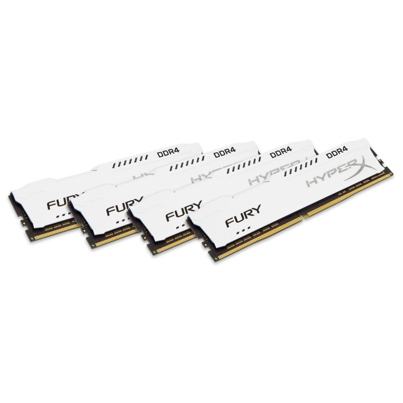 HyperX Fury Blanc 32 Go (4x 8 Go) DDR4 2133 MHz CL14 HyperX Fury Blanc 32 Go (4x 8 Go) DDR4 2133 MHz CL14