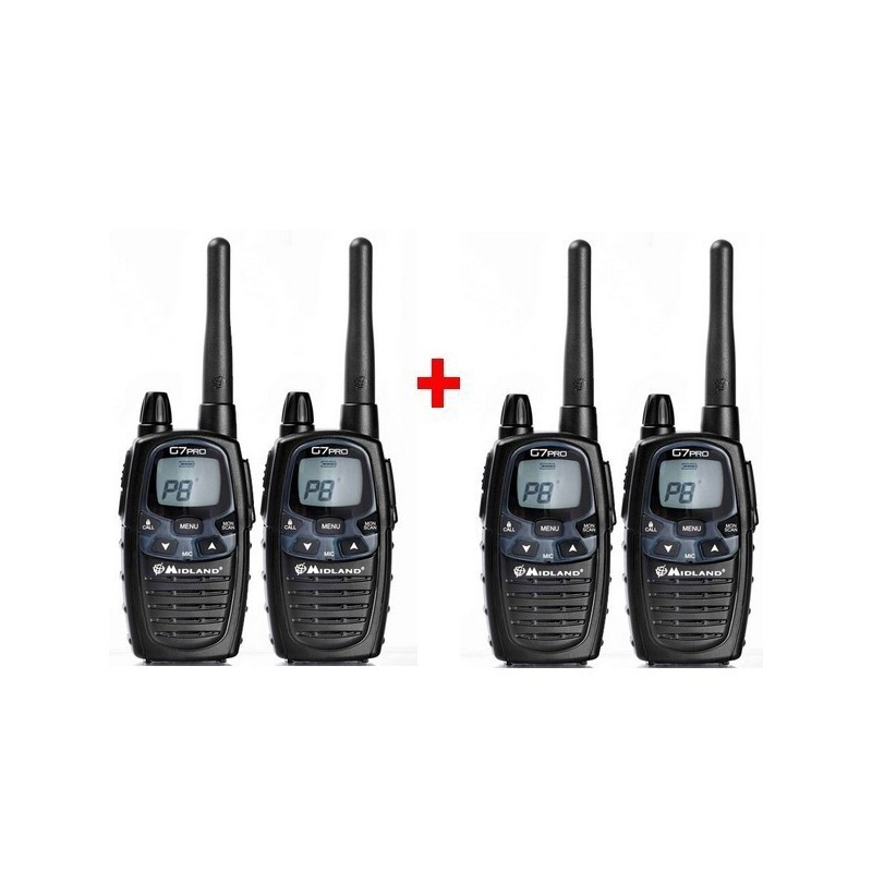 Pack de 4 Midland G7 Pro Pack de 4 Midland G7 Pro