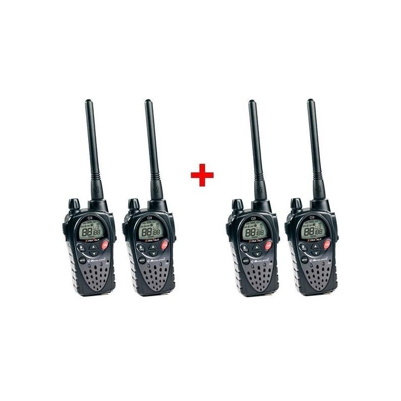 Pack quatro: Midland G9 Pack quatro: Midland G9