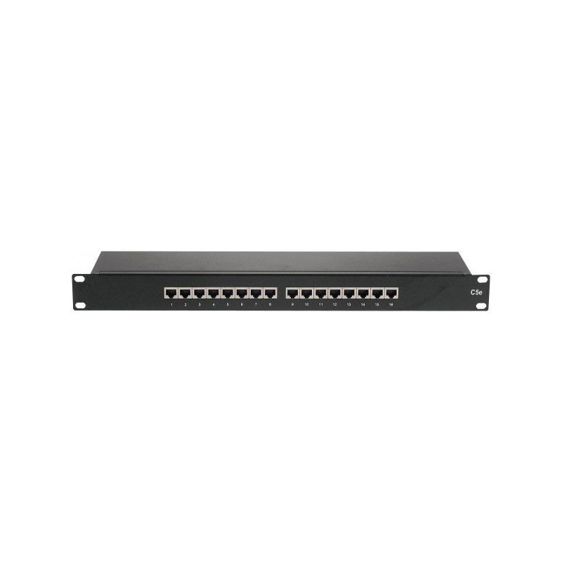 Panneau de brassage 19 pouces 1U 16 ports CAT6 stp | Réf. 257309 - EXERTIS CONNECT