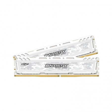 Ballistix Sport LT White 16 Go (2 x 8 Go) DDR4 2400 MHz CL16 SR