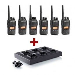Pack de 6 Midland G18 + Chargeur multiple,abidjan