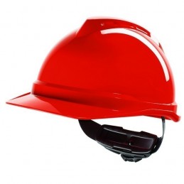 Casque de Chantier MSA V-Gard 500 Ventilé Coiffe Fas Trac III -