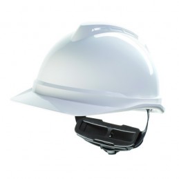 Casque de Chantier MSA V-Gard 500 Ventilé Coiffe Fas Trac III -