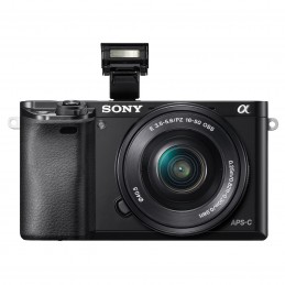 Sony Alpha 6000 + Objectif 16-50 mm Noir + Cullmann Malaga