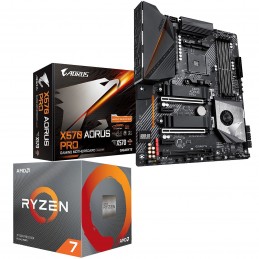 Kit Upgrade PC AMD Ryzen 7 3800X Gigabyte X570 AORUS PRO,abidjan