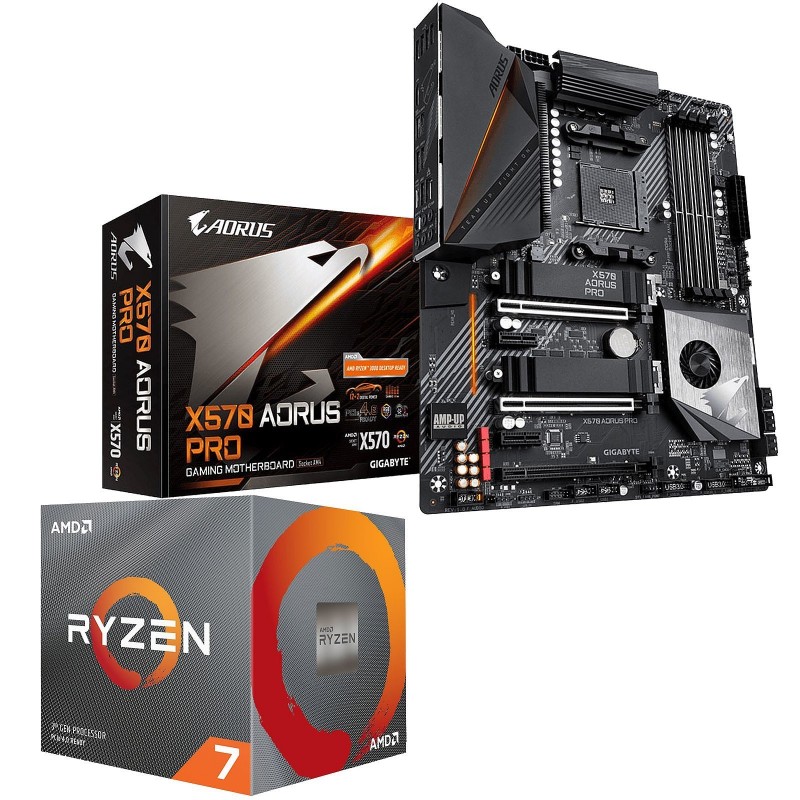 Kit Upgrade PC AMD Ryzen 7 3800X Gigabyte X570 AORUS PRO
