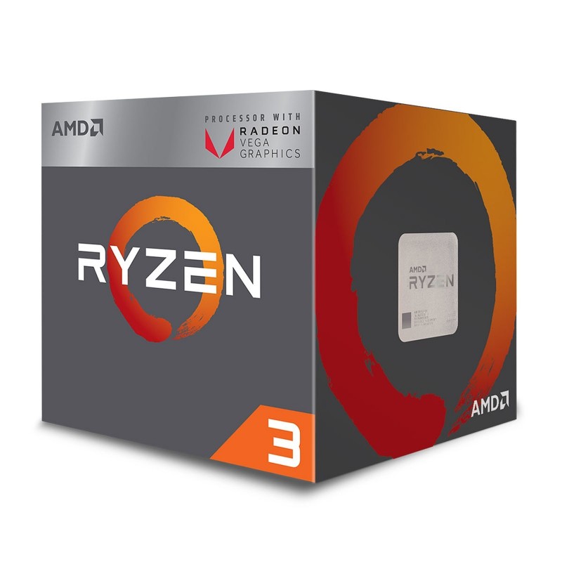 AMD Ryzen 3 2200G Wraith Stealth Edition (3.5 GHz) avec mise à