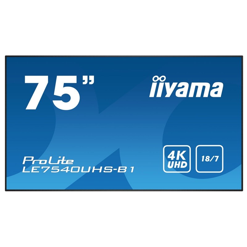 iiyama 75" LED - ProLite LE7540UHS-B1