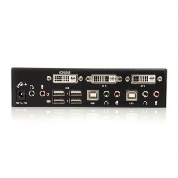 StarTech.com KVM switch écran clavier souris, 2 ports DVI, USB