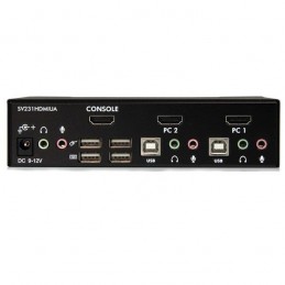 StarTech.com KVM switch écran clavier souris, 2 ports HDMI, USB