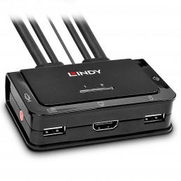Lindy Switch KVM HDMI / USB 2.0 / Audio (2 ports),abidjan