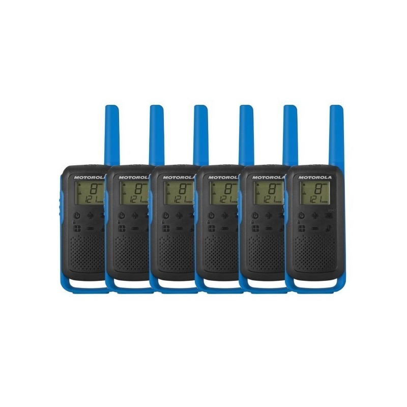 Pack De 6 Talkies-Walkies Motorola TLKR T62