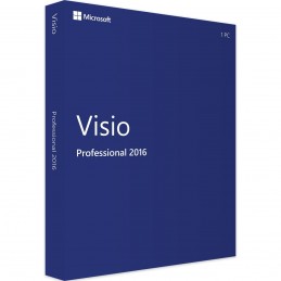 Microsoft Visio 2016 Professionnel Licence pour 1 PC