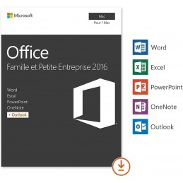 Office 2016 Famille et Petite Entreprise MAC