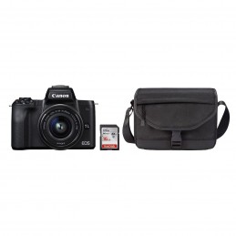 Canon EOS M50 Noir + EF-M 15-45 mm IS STM Noir + SB130 +