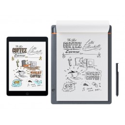 Wacom Bamboo Slate Large - numériseur - Bluetooth - gris moyen