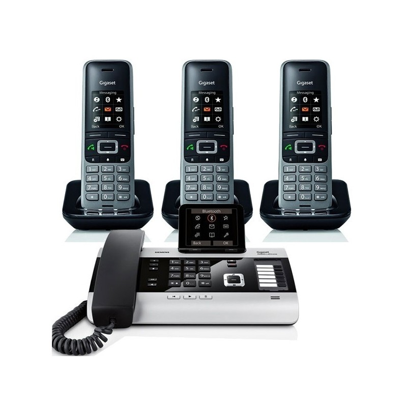 Pack Gigaset DX800A + 3 Gigaset S650H Pro Pack Gigaset DX800A + 3 Gigaset S650H Pro