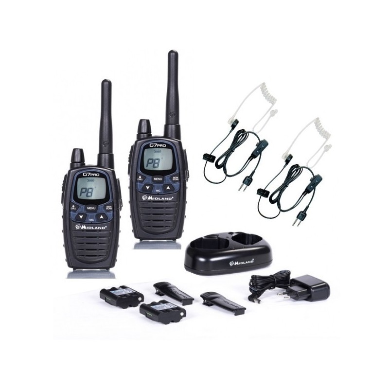 Midland G7 Pro + Oreillettes Bodyguard Midland G7 Pro + Oreillettes Bodyguard