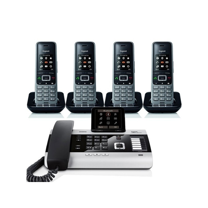 Pack Gigaset DX800A + 4 Gigaset S650H Pro Pack Gigaset DX800A + 4 Gigaset S650H Pro