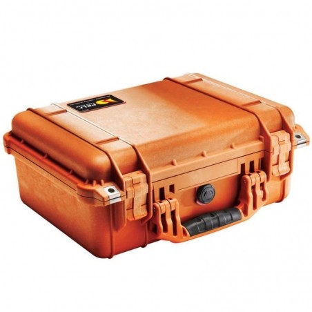 Valise Peli 1450 Orange Avec Mousse