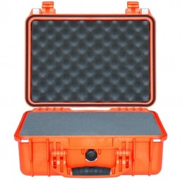 Valise Peli 1450 Orange Avec Mousse