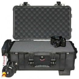 Valise Mobile Peli 1510M Noire Avec Mousse