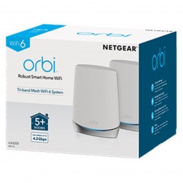 Netgear Orbi WiFi 6 AX4200 routeur + 1 satellite (RBK752-100EUS)