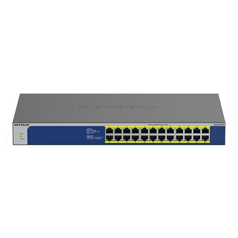 Switch Netgear GS524PP - 24 ports