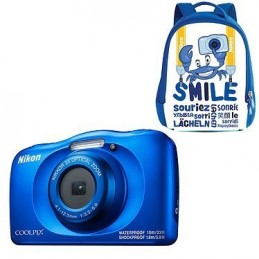 Nikon Coolpix W150 Bleu + Sac à dos