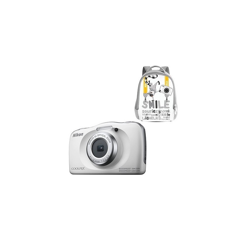 Nikon Coolpix W150 Blanc + Sac à dos