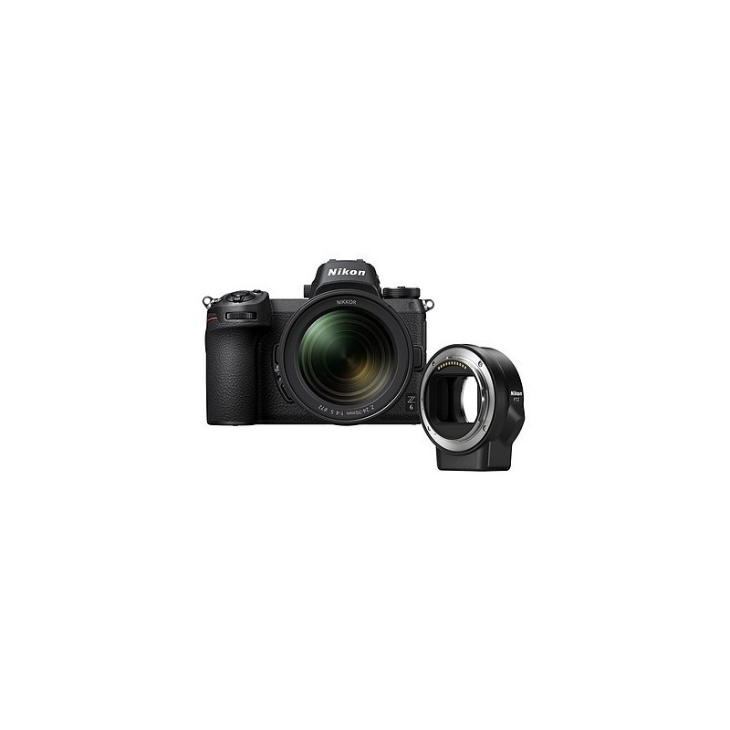 Nikon Z 6 + 24-70mm f/4 S + Adaptateur FTZ