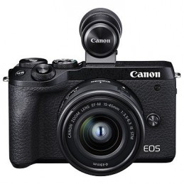 Canon EOS M6 Mark II Noir + 15-45mm + Viseur,abidjan