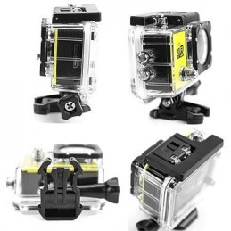 YONIS Caméra sport waterproof Jaune Y-5259