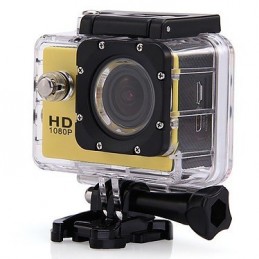 YONIS Caméra sport waterproof Jaune Y-4726