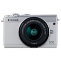Canon EOS M100 Blanc + EF-M 15-45 mm IS STM + Étui