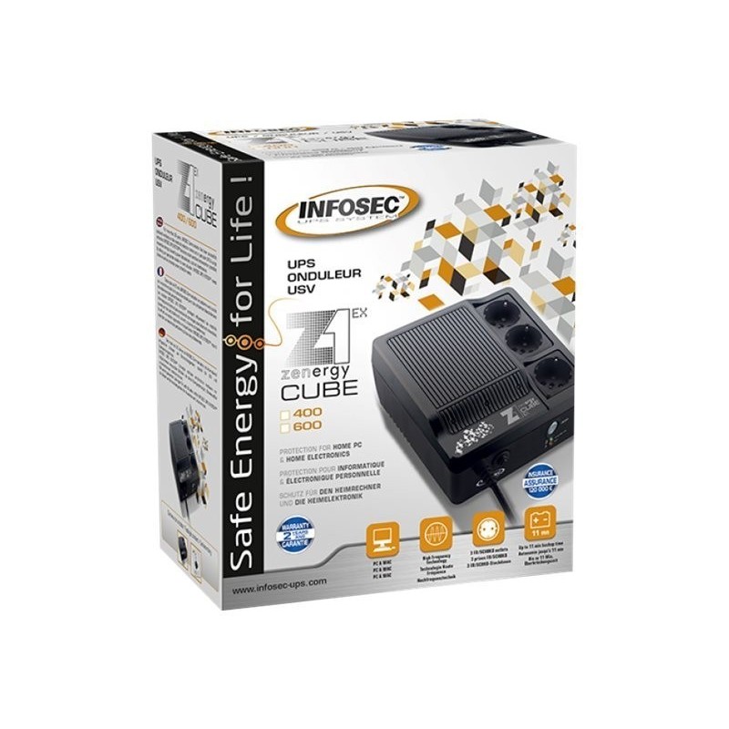 INFOSEC Z1 Zenergy Cube EX 600 - onduleur - 600 VA