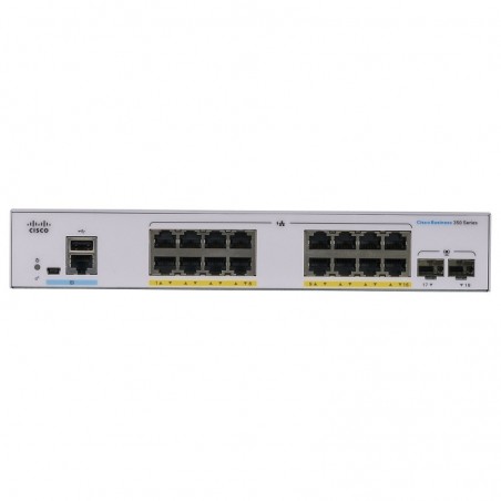 Switch Cisco CBS350-16FP-2G