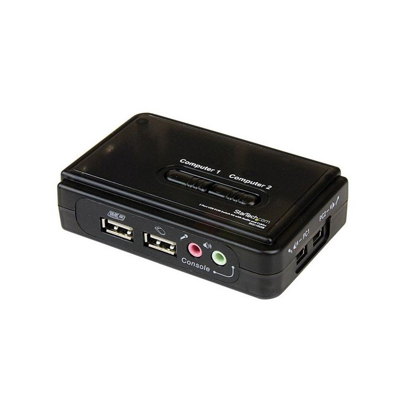 StarTech.com KVM switch écran clavier souris, 2 ports VGA, USB