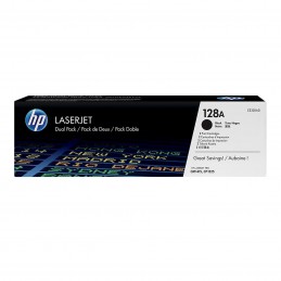 HP 128A Noir Pack de 2 (CE320AD)