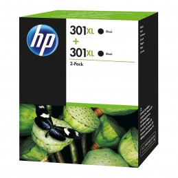 HP 301XL Pack de 2 Noir (D8J45AE)