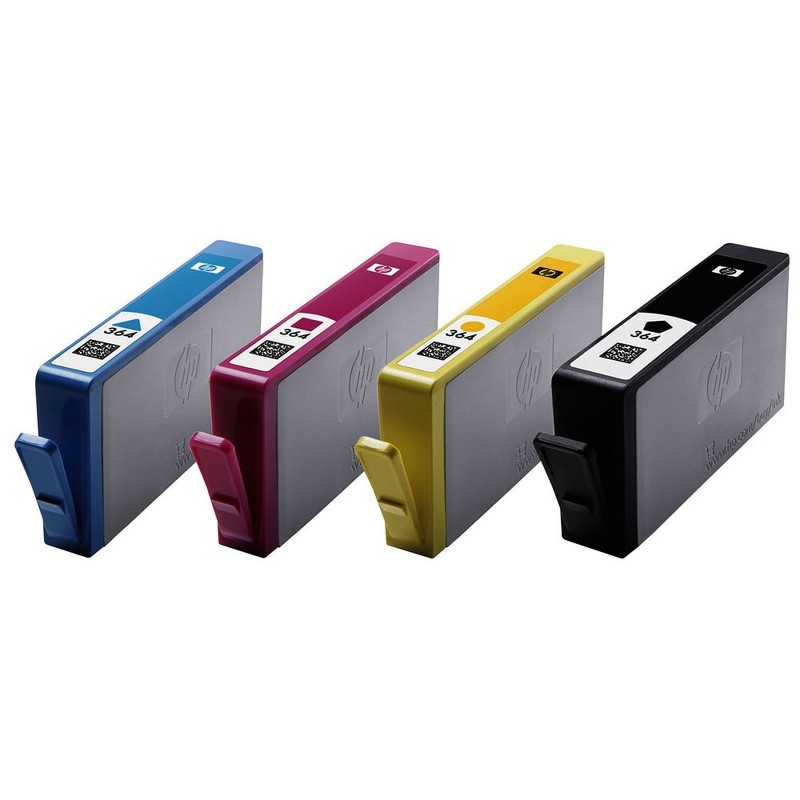 HP 364 Pack de 4 Noir, Cyan, Magenta, Jaune (N9J73AE)