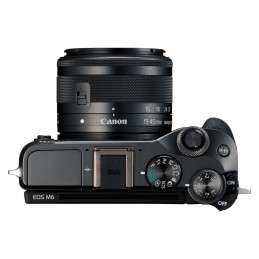 Canon EOS M6 Noir + EF-M 15-45 mm IS STM