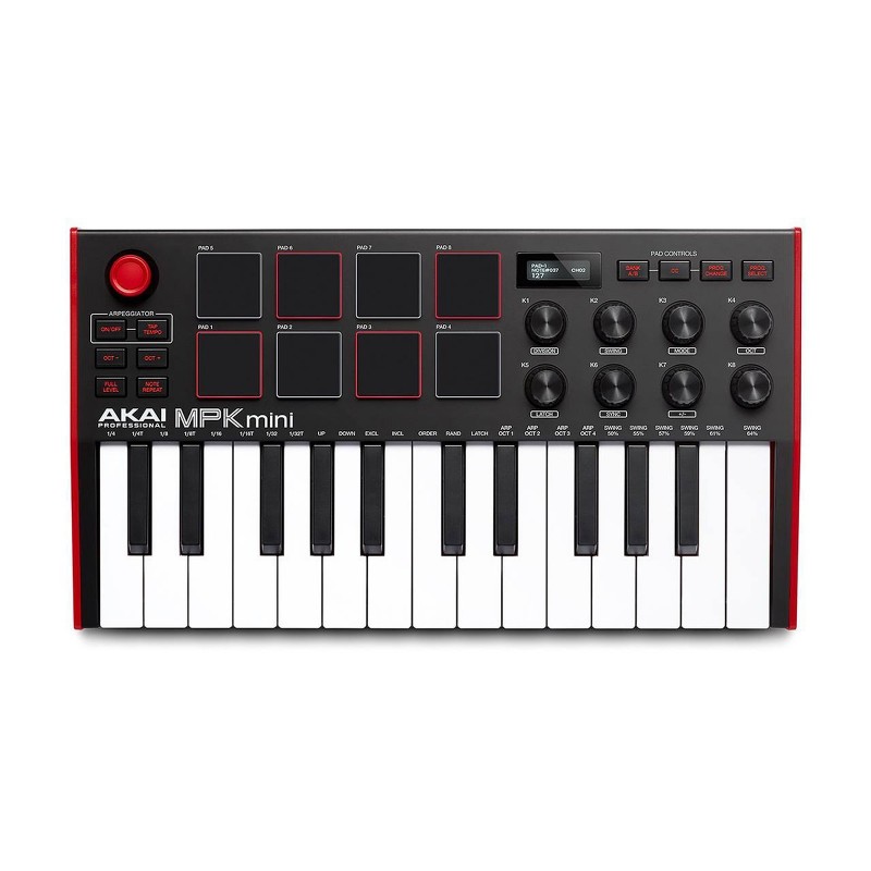 Akai Pro MPK Mini MK3 (Noir/Rouge)