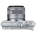 Canon EOS M100 Argent + EF-M 15-45 mm IS STM + Étui