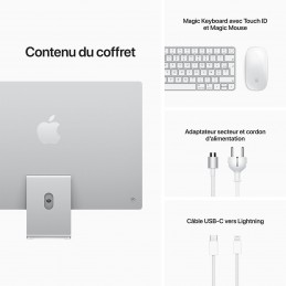 Apple iMac (2021) 24" 512 Go Argent